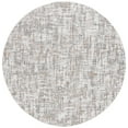 thumbnail image 1 of SAFAVIEH Courtyard Deitra Abstract Indoor/Outdoor Area Rug, Ivory/Dark Grey Brown, 6'7" x 6'7" Round, 1 of 8