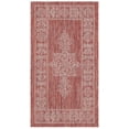 thumbnail image 1 of SAFAVIEH Courtyard Delbet Medallion Indoor/Outdoor Area Rug, Rust/Ivory, 2' x 3'7", 1 of 10