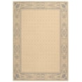thumbnail image 1 of Safavieh Courtyard Derek Oriental Indoor/Outdoor Area Rug, Natural/Blue, 8' x 11', 1 of 10