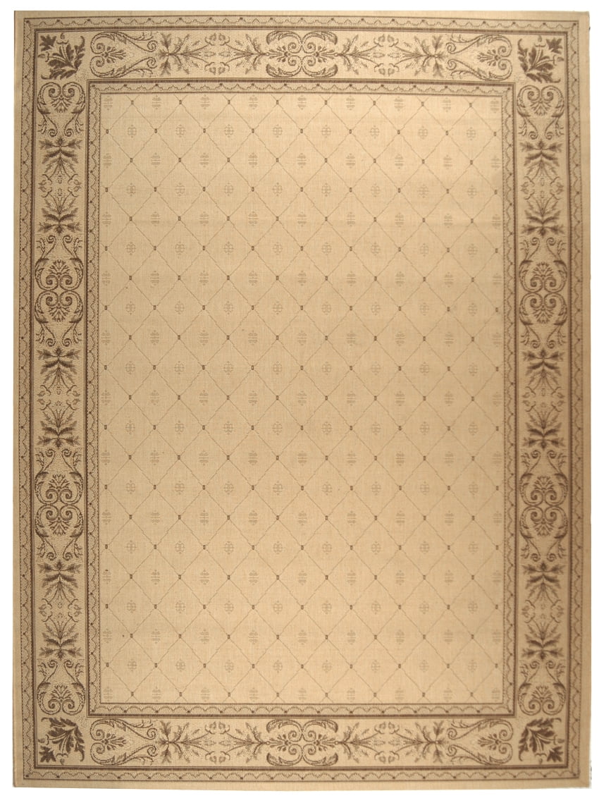 Safavieh Courtyard Derek Oriental Indoor/Outdoor Area Rug, Natural/Brown, 8' x 11'