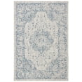 thumbnail image 1 of SAFAVIEH Courtyard Desi Traditional Indoor/Outdoor Area Rug, 5'3" x 7'7", Grey/Navy, 1 of 4