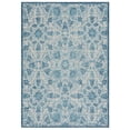 thumbnail image 1 of SAFAVIEH Courtyard Donal Floral Indoor/Outdoor Area Rug, Grey/Navy, 5'3" x 7'7", 1 of 9