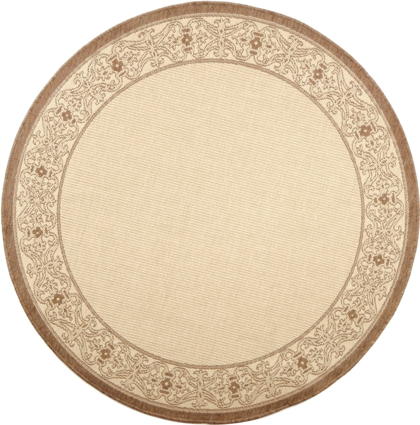 Safavieh Courtyard Donna Botanical Indoor/Outdoor Area Rug, Natural ...