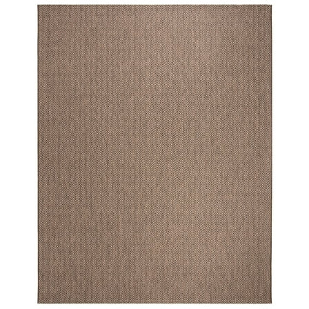 SAFAVIEH Courtyard Dusan Medallion Indoor/Outdoor Area Rug, Navy/Ivory, 8' x 10'