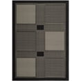 thumbnail image 1 of Safavieh Courtyard Eileen Geometric Indoor/Outdoor Area Rug, Black/Sand, 4' x 5'7", 1 of 11