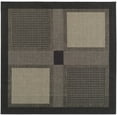 thumbnail image 1 of Safavieh Courtyard Eileen Geometric Indoor/Outdoor Area Rug, Black/Sand, 7'10" x 7'10" Square, 1 of 7