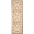 thumbnail image 1 of Safavieh Courtyard Elena Oriental Indoor/Outdoor Runner Rug, Natural/Brown, 2'3" x 6'7", 1 of 8