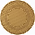 thumbnail image 1 of Safavieh Courtyard Elija Botanical Indoor/Outdoor Area Rug, Natural/Brown, 5'3" x 5'3" Round, 1 of 9