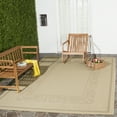 thumbnail image 1 of SAFAVIEH Courtyard Elija Traditional Indoor/Outdoor Area Rug, 5'3" x 7'7", Natural/Brown, 1 of 5