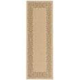 thumbnail image 1 of Safavieh Courtyard Ellie Oriental Indoor/Outdoor Runner Rug, Natural/Brown, 2'3" x 12', 1 of 8