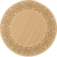 thumbnail image 1 of Safavieh Courtyard Ellie Oriental Indoor/Outdoor Area Rug, Natural/Brown, 5'3" x 5'3" Round, 1 of 9