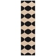 thumbnail image 1 of Safavieh Courtyard Elwyn Geometric Indoor/Outdoor Runner Rug, Beige/Black, 2'3" x 12', 1 of 11