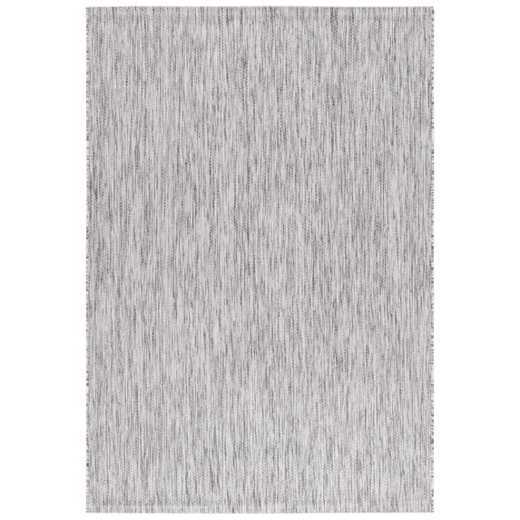 Safavieh Courtyard Emmeline Abstract Indoor/Outdoor Area Rug, Ivory/Dark Gray, 4' x 5'7"