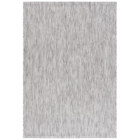 Safavieh Courtyard Emmeline Abstract Indoor/Outdoor Area Rug, Ivory/Dark Gray, 5'3" x 7'7"