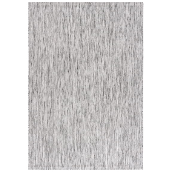 Safavieh Courtyard Emmeline Abstract Indoor/Outdoor Area Rug, Ivory/Dark Gray, 5'3" x 7'7"