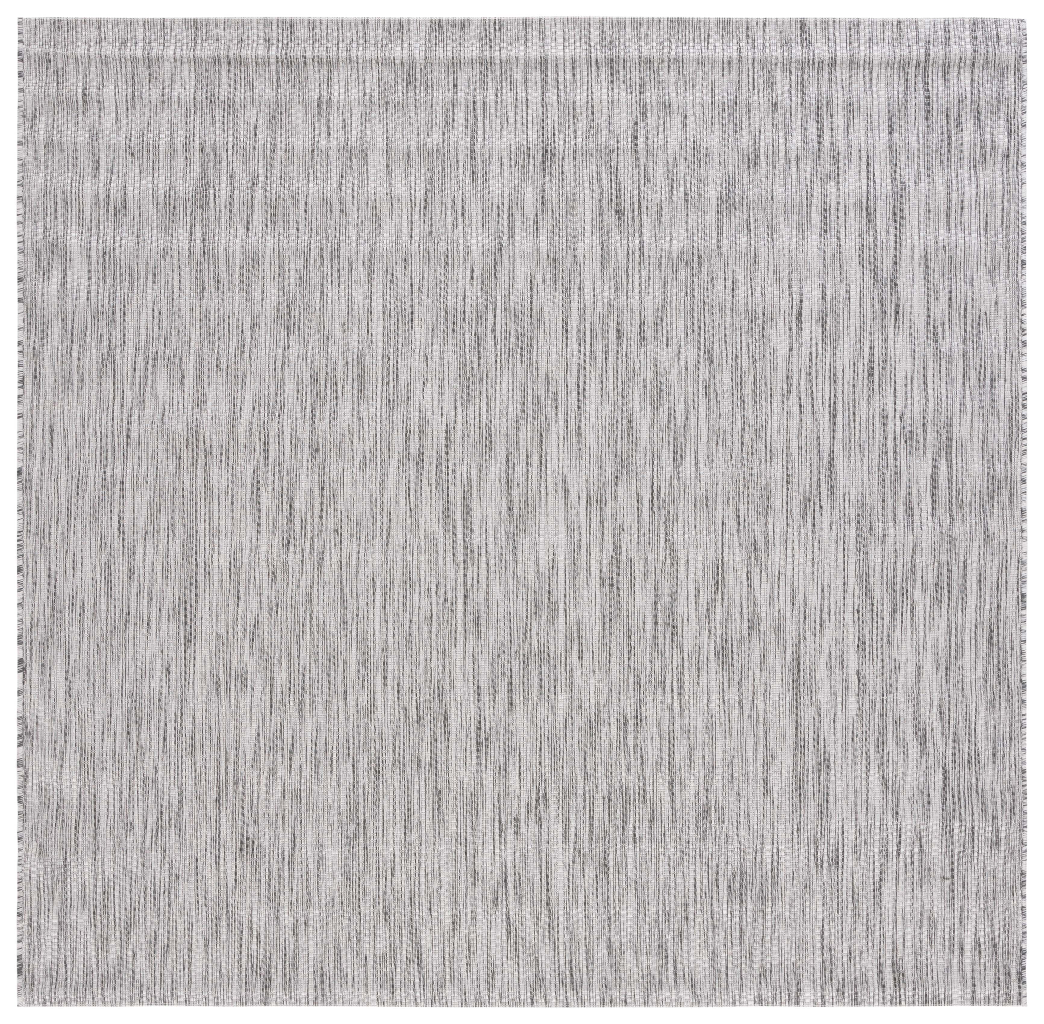 Safavieh Courtyard Emmeline Abstract Indoor/Outdoor Area Rug, Ivory/Dark Gray, 6'7" x 6'7" Square