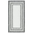 thumbnail image 1 of Safavieh Courtyard Ercan Bordered Indoor/Outdoor Area Rug, Ivory/Black, 2'7" x 5', 1 of 13