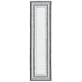 thumbnail image 1 of Safavieh Courtyard Ercan Bordered Indoor/Outdoor Runner Rug, Ivory/Black, 2'3" x 6'7", 1 of 11