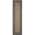 thumbnail image 1 of Safavieh Courtyard Ercan Bordered Indoor/Outdoor Runner Rug, Natural/Black, 2'3" x 8', 1 of 14