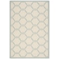 thumbnail image 1 of SAFAVIEH Courtyard Estelle Geometric Indoor/Outdoor Area Rug, 4' x 5'7", Beige/Aqua, 1 of 6