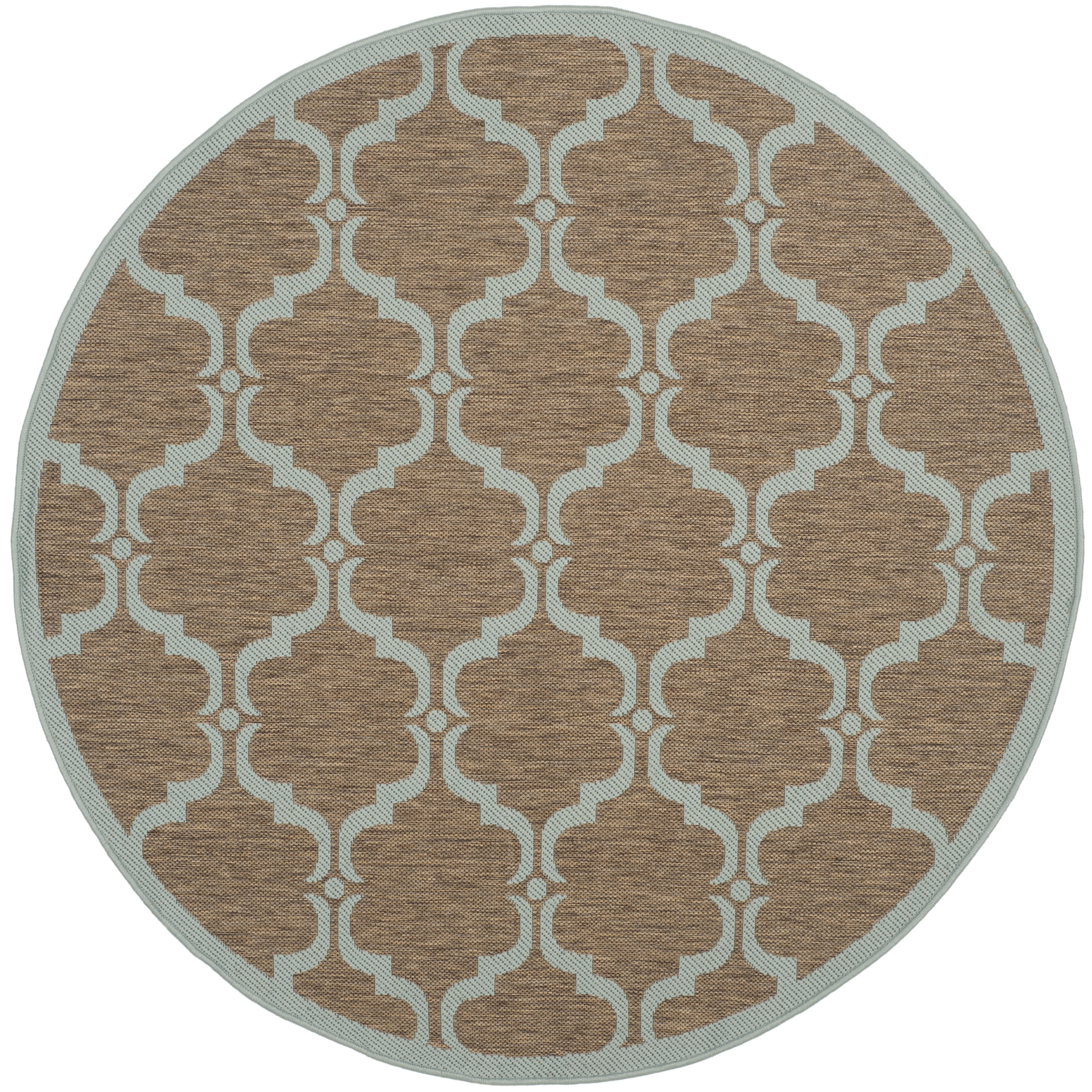SAFAVIEH Courtyard Estelle Geometric Indoor/Outdoor Area Rug, 5'3