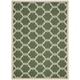 thumbnail image 1 of SAFAVIEH Courtyard Estelle Geometric Indoor/Outdoor Area Rug, Dark Green/Beige, 8' x 11', 1 of 16