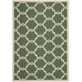 thumbnail image 1 of SAFAVIEH Courtyard Estelle Geometric Indoor/Outdoor Area Rug, Dark Green/Beige, 8' x 11', 1 of 4