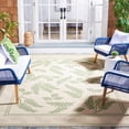 thumbnail image 1 of Safavieh Courtyard Euler Floral Indoor/Outdoor Area Rug, Natural/Olive, 8' x 11', 1 of 10