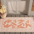 thumbnail image 1 of Safavieh Courtyard Euler Floral Indoor/Outdoor Area Rug, Natural/Terracotta, 2'7" x 5', 1 of 7
