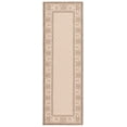 thumbnail image 1 of Safavieh Courtyard Eva Oriental Indoor/Outdoor Runner Rug, Natural/Brown, 2'3" x 10', 1 of 12