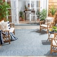 thumbnail image 1 of Safavieh Courtyard Collection Gray, Blue Geometric Power Loomed Outdoor Rugs 8' x 10', Water-Resistant, 1 of 14