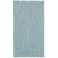thumbnail image 1 of Safavieh Courtyard Finnian Solid Indoor/Outdoor Area Rug, Aqua/Gray, 2' x 3'7", 1 of 17
