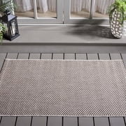 Safavieh Courtyard Finnian Solid Indoor/Outdoor Area Rug, Beige/Brown, 2' x 3'7"