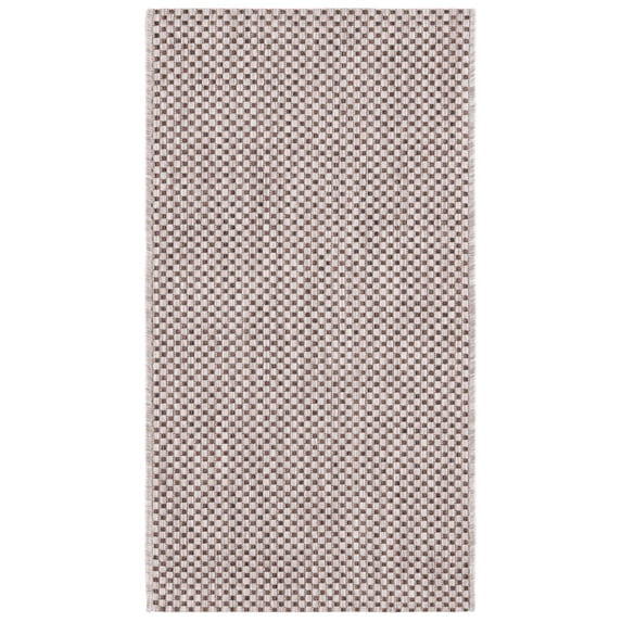 Safavieh Courtyard Finnian Solid Indoor/Outdoor Area Rug, Beige/Brown, 2' x 3'7"