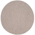 thumbnail image 1 of Safavieh Courtyard Finnian Solid Indoor/Outdoor Area Rug, Beige/Brown, 5'3" x 5'3" Round, 1 of 13