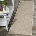 thumbnail image 1 of Safavieh Courtyard Finnian Solid Indoor/Outdoor Runner Rug, Beige/Brown, 2'3" x 6'7", 1 of 13