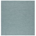 thumbnail image 1 of Safavieh Courtyard Finnian Solid Indoor/Outdoor Area Rug, Aqua/Gray, 4' x 4' Square, 1 of 18