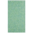 thumbnail image 1 of Safavieh Courtyard Finnian Solid Indoor/Outdoor Area Rug, Green/Blue, 2'7" x 5', 1 of 16
