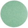 thumbnail image 1 of Safavieh Courtyard Finnian Solid Indoor/Outdoor Area Rug, Green/Blue, 5'3" x 5'3" Round, 1 of 10