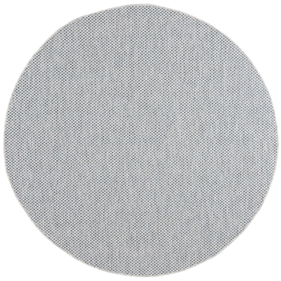 Safavieh Courtyard Finnian Solid Indoor/Outdoor Area Rug, Gray/Navy, 10' x 10' Round
