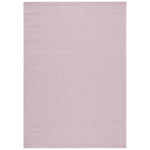 Safavieh Courtyard Finnian Solid Indoor/Outdoor Area Rug, Ivory/Pink, 5'3" x 7'7"