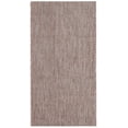 thumbnail image 1 of Safavieh Courtyard Finnian Solid Indoor/Outdoor Area Rug, Natural/Black, 2'7" x 5', 1 of 18