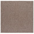 thumbnail image 1 of SAFAVIEH Courtyard Finnian Solid Indoor/Outdoor Area Rug, Natural/Black, 6'7" x 6'7" Square, 1 of 18