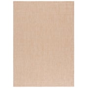 Safavieh Courtyard Finnian Solid Indoor/Outdoor Area Rug, Natural/Cream, 5'3" x 7'7"