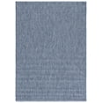 thumbnail image 1 of Safavieh Courtyard Finnian Solid Indoor/Outdoor Area Rug, Navy/Gray, 4' x 5'7", 1 of 16
