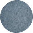 thumbnail image 1 of Safavieh Courtyard Finnian Solid Indoor/Outdoor Area Rug, Navy/Gray, 7'10" x 7'10" Round, 1 of 12