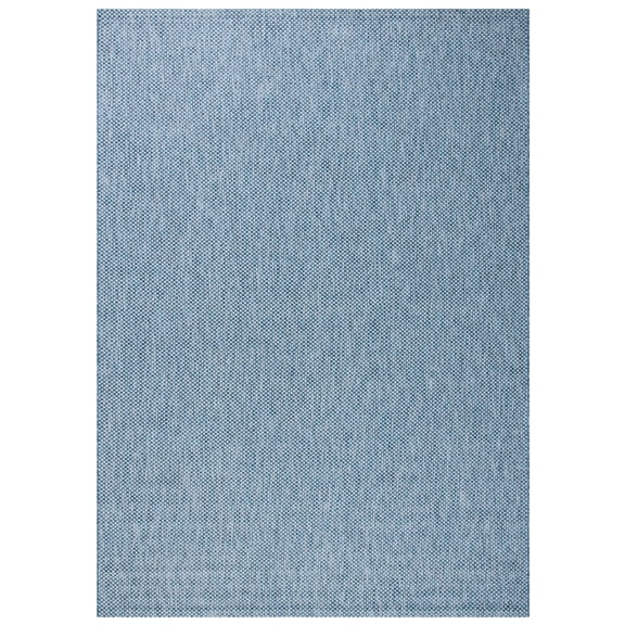 Safavieh Courtyard Finnian Solid Indoor/Outdoor Area Rug, Navy/Gray, 8' x 10'