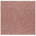 thumbnail image 1 of Safavieh Courtyard Finnian Solid Indoor/Outdoor Area Rug, Red/Beige, 4' x 4' Square, 1 of 17