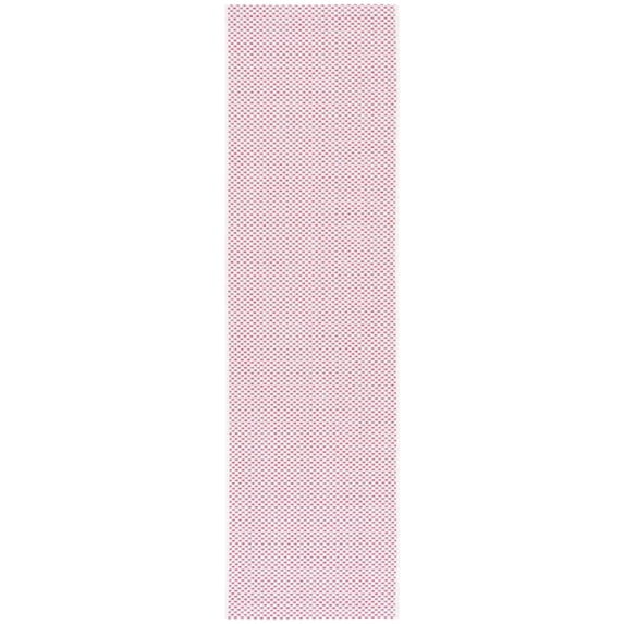 Safavieh Courtyard Finnian Solid Indoor/Outdoor Runner Rug, Ivory/Pink, 2'3" x 8'