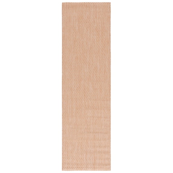 Safavieh Courtyard Finnian Solid Indoor/Outdoor Runner Rug, Natural/Cream, 2'3" x 22'